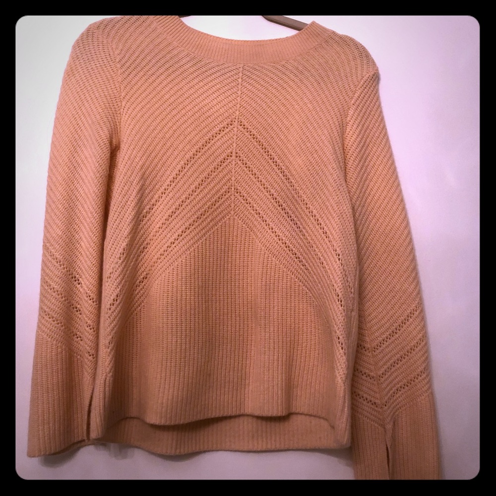 Pink cashmere Club Monaco sweater